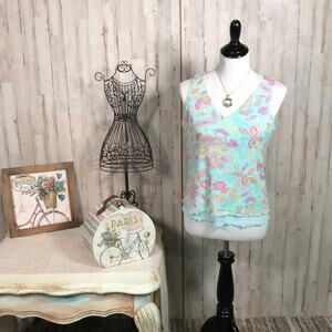 Sigrid Olsen Sport Blouse Tank Size Large